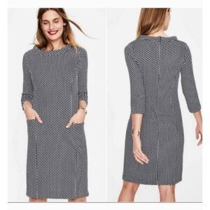 Boden Sarah Jacquard Shift Dress Size 12